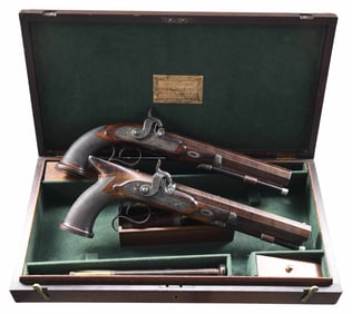 GOOD BRACE OF LARGE BORE R. CONSTABLE PHILA.