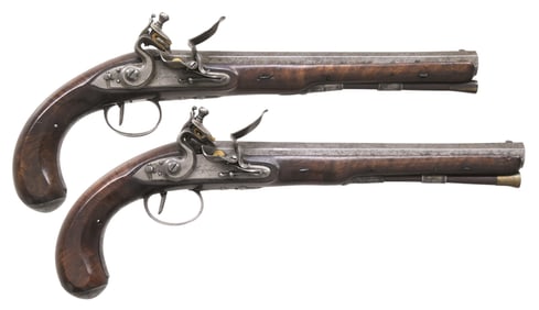 GOOD REVOLUTIONARY WAR PERIOD PAIR OF WOGDON