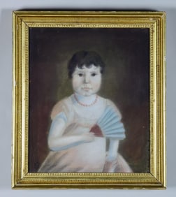 PASTEL PORTRAIT OF SARA MERRY.