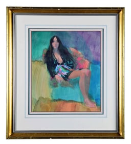 DONALD PUTNAM (American, 1926-2007) PORTRAIT OF A