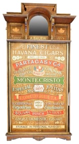 LATE 19TH CENTRUY STYLE CIGAR OR TOBACONIST SIGN.