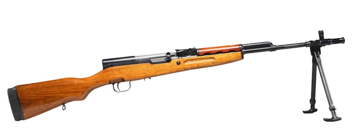 NORINCO SKS SEMI-AUTO MILITARY RIFLE WITH ADDED