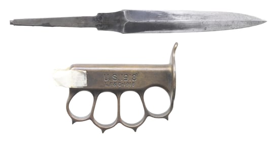 U.S. WWI MARK I MODEL 1918 TRENCH FIGHTING KNIFE.