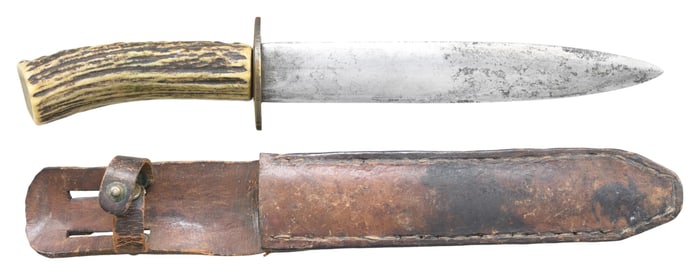 MASSIVE "NEW CALEDONIA" MADE WW2 FIGHTING KNIFE.