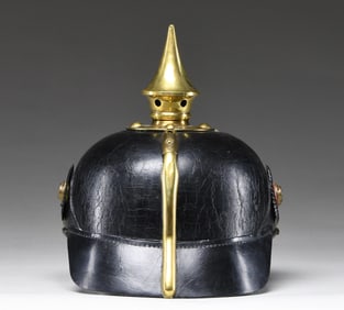 WWI PRUSSIAN INFANTRY SPIKE HELMET.