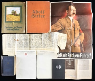 WWII GERMAN BOOKS AND EPHEMERA.