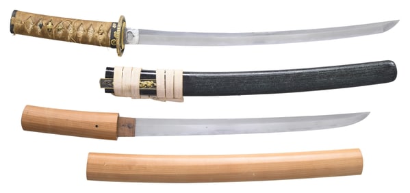 2 JAPANESE WAKIZASHI