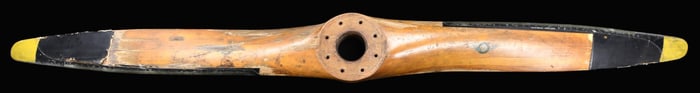 LARGE WOODEN AIRCRAFT PROPELLER.