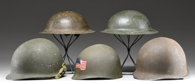5 US HELMETS.