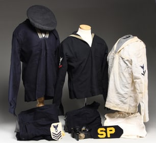 US NAVY UNIFORMS AND UNIFORM PARTS