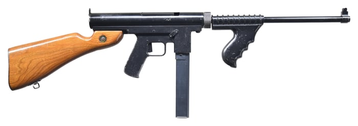 RARE, OPEN BOLT, EAGLE GUN MARK II 45ACP CARBINE.