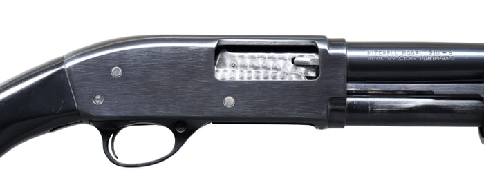 HI STANDARD / MITCHELL 9111-B PUMP ACTION SHOTGUN.