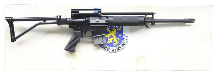 SIDE FOLDING, TOP CHARGING, OLYMPIC ARMS MODEL MFR