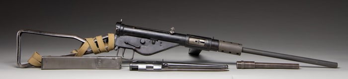SEMIAUTOMATIC ONLY CATCO SA2 STEN MK11 RIFLE.