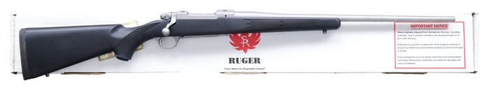 RUGER M77 HAWKEYE BOLT ACTION RIFLE.