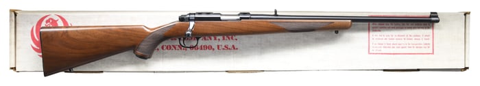 FIRST YEAR RUGER MODEL 77/22S BOLT ACTION RIFLE.