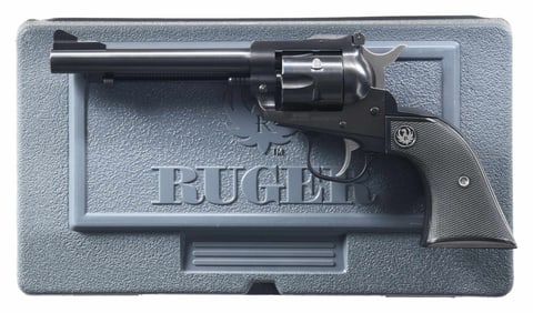 RUGER NEW MODEL SINGLE-SIX CONVERTIBLE REVOLVER.