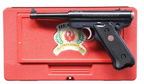 RUGER 50th ANNIVERSARY MARK II SEMI-AUTO PISTOL.
