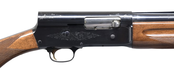 BROWNING A5 LIGHT TWELVE SEMI AUTO SHOTGUN.