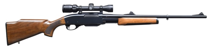 REMINGTON MODEL 7600 PUMP ACTION RIFLE.