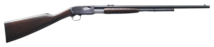 REMINGTON MODEL 12A SLIDE ACTION RIFLE.