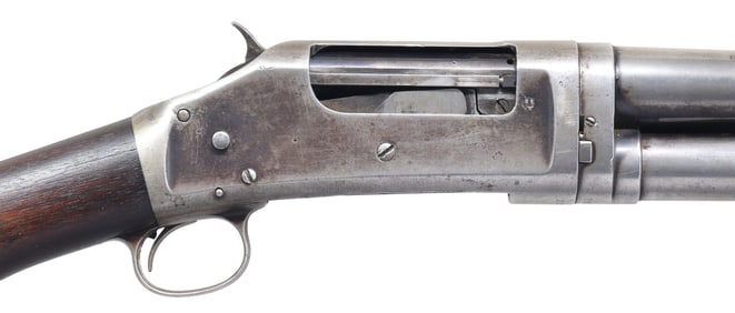 WINCHESTER MODEL 1897 PUMP ACTION SHOTGUN.