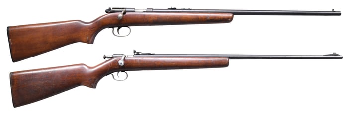 REMINGTON & WINCHESTER SINGLE SHOT RIMFIRE RIFLES.