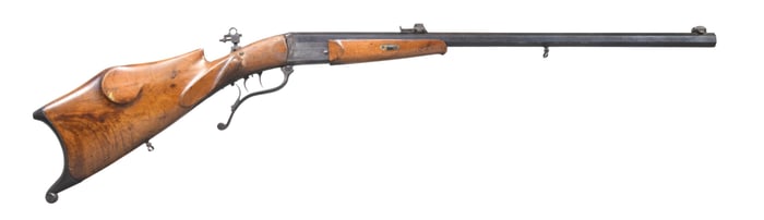 GERMAN PROOFED 4MM SCHEUTZEN RIFLE.