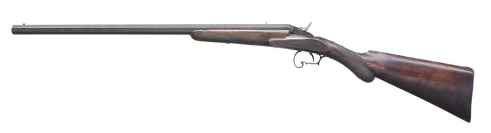 BELGIAN SINGLE SHOT PARLOR RIFLE.