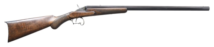 HEAVY BARREL BELGIAN SINGLE SHOT PARLOR RIFLE.