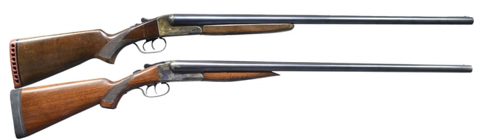 2 AMERICAN MAIL ORDER CATALOG SXS SHOTGUNS.