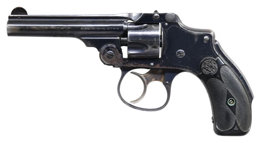 SMITH & WESSON 32 SAFETY HAMMERLESS DA REVOLVER.