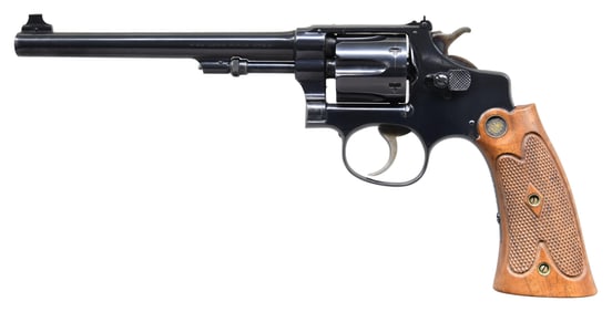 SMITH & WESSON 22/32 HE DA REVOLVER.