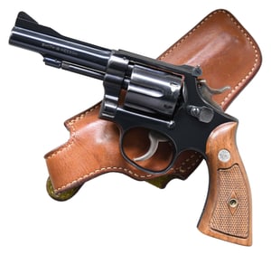 SMITH & WESSON K38 COMBAT MASTERPIECE DA REVOLVER.