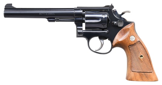 SMITH & WESSON MODEL 17 NO-DASH DA REVOLVER.