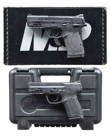 TWO SMITH & WESSON M&P9 SEMI-AUTOMATIC PISTOLS.