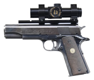 COLT NATIONAL MATCH CUSTOM SEMI-AUTO PISTOL.