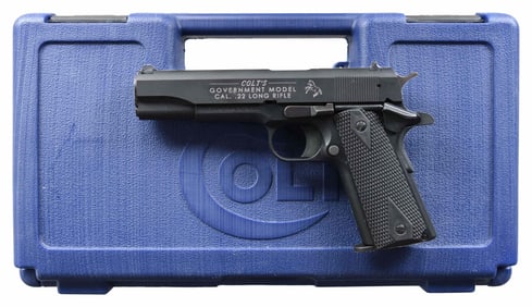 COLT GOVERNMENT MODEL SEMI AUTO PISTOL.