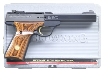 BROWNING BUCK MARK SEMI-AUTO PISTOL.