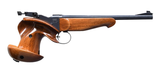HAMMERLI MODEL 100 FREE PISTOL; MARTINI ACTION.