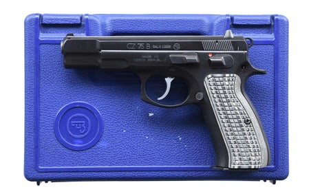 CZ-75B SEMI AUTO PISTOL.