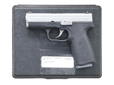 KAHR KP45 SEMI AUTO PISTOL WITH MATCHING
