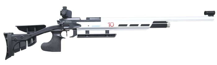 HAMMERLI MODEL AR 20 SILVER MATCH AIR RIFLE.