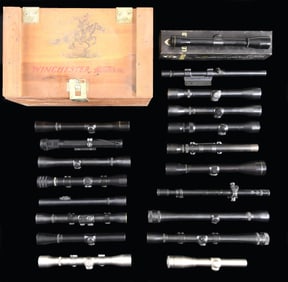 LARGE LOT OF ASSORTED SCOPES.