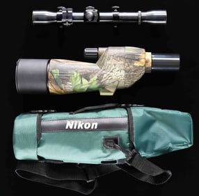 WEAVER K4 SCOPE & NIKON SPOTTING SCOPE