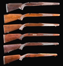 LOT OF 6 WINCHESTER PRE-64 MODEL 70 RIFLE STOCKS.