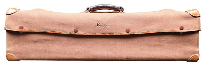 JAMES PURDEY & SONS LEATHER MOTOR CASE WITH
