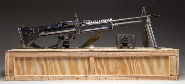 VERY NICE AMERICAN ARMS DELTA SEMIAUTOMATIC M60.