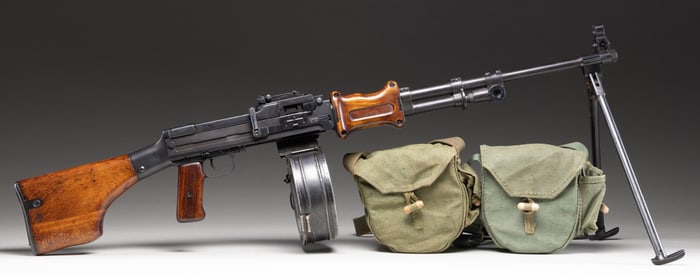 DSA RPDS BELT FEED SELF LOADING RIFLE WITH 5