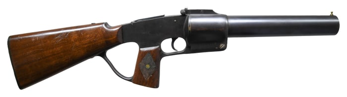 FEDERAL LABORATORIES SINGLE SHOT GAS RIOT GUN.